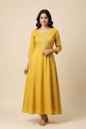 Yellow kurta
